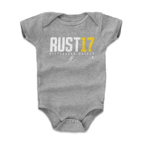 Pittsburgh Penguins Bryan Rust Kids Baby Onesie Kids Baby Onesie 500 LEVEL   