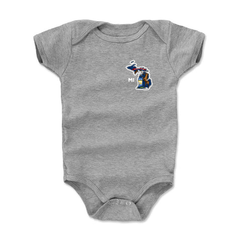 Michigan State Flag Silhouette WHT