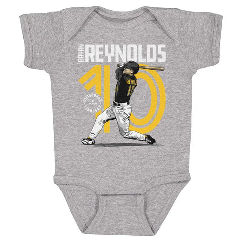 Pittsburgh Pirates Bryan Reynolds Kids Baby Onesie Kids Baby Onesie 500 LEVEL   