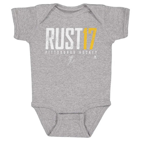 Pittsburgh Penguins Bryan Rust Kids Baby Onesie Kids Baby Onesie 500 LEVEL   