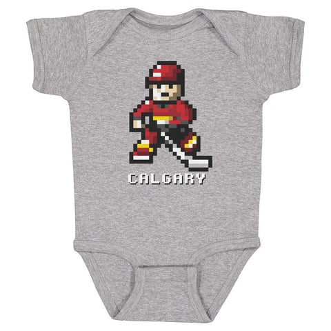 Calgary Hockey 8-bit WHT