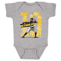 Pittsburgh Pirates Bryan Reynolds Kids Baby Onesie Kids Baby Onesie 500 LEVEL Heather Gray 6M Kids Baby Onesie