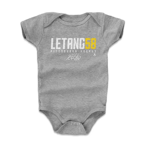 Pittsburgh Penguins Kris Letang Kids Baby Onesie Kids Baby Onesie 500 LEVEL   