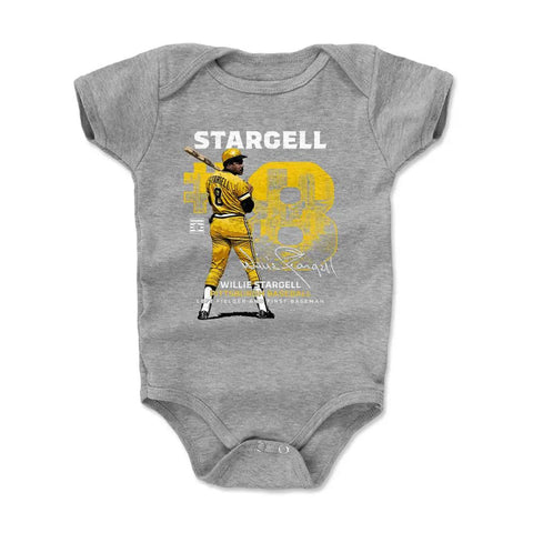 Pittsburgh Pirates Willie Stargell Kids Baby Onesie Kids Baby Onesie 500 LEVEL   