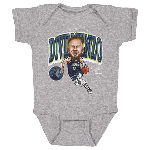 Donte DiVincenzo Minnesota Timberwolves Cartoon NBA WHT