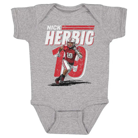 Nick Herbig College Dash  Kids Baby Onesie Kids Baby Onesie 500 LEVEL   