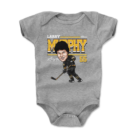 Larry Murphy Pittsburgh Cartoon  Kids Baby Onesie Kids Baby Onesie 500 LEVEL   