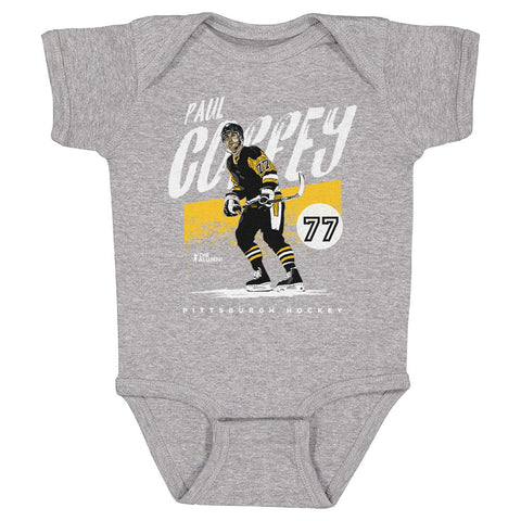 Paul Coffey Pittsburgh Grunge  Kids Baby Onesie Kids Baby Onesie 500 LEVEL   