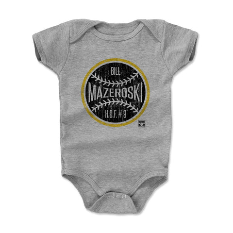 Pittsburgh Pirates Bill Mazeroski Kids Baby Onesie Kids Baby Onesie 500 LEVEL   