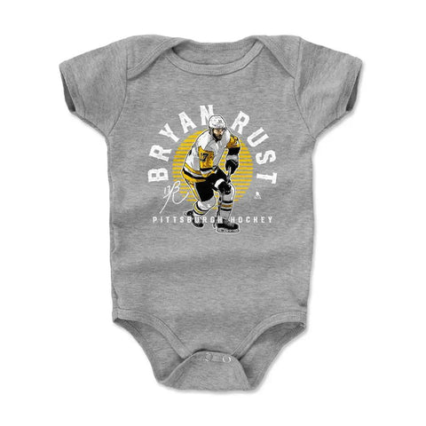 Pittsburgh Penguins Bryan Rust Kids Baby Onesie Kids Baby Onesie 500 LEVEL   