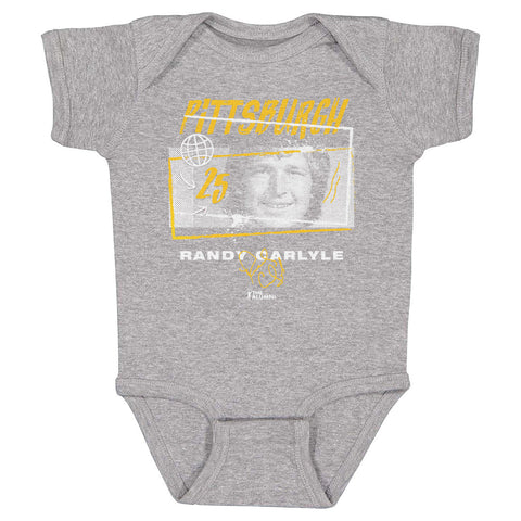 Randy Carlyle Pittsburgh Tones  Kids Baby Onesie Kids Baby Onesie 500 LEVEL   