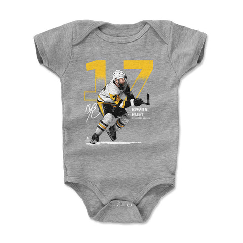 Pittsburgh Penguins Bryan Rust Kids Baby Onesie Kids Baby Onesie 500 LEVEL   