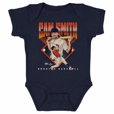 Cam Smith Houston Baseball Diamond WHT