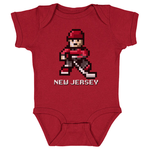 New Jersey Hockey 8-bit WHT