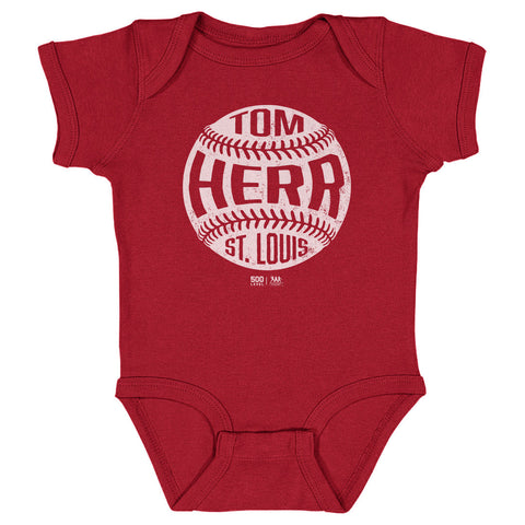 Tom Herr St. Louis Vintage Baseball WHT