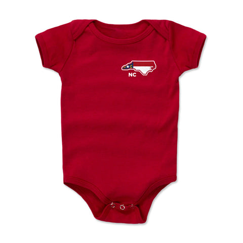 North Carolina State Flag Silhouette WHT