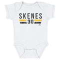 Pittsburgh Pirates Paul Skenes Kids Baby Onesie Kids Baby Onesie 500 LEVEL White 6M Kids Baby Onesie