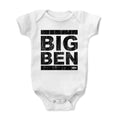 Ben Roethlisberger Big Ben K Kids Baby Onesie Kids Baby Onesie 500 LEVEL White 3-6 Months Kids Baby Onesie