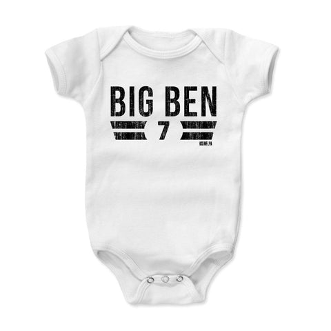 Ben Roethlisberger Big Ben Font K Kids Baby Onesie Kids Baby Onesie 500 LEVEL   