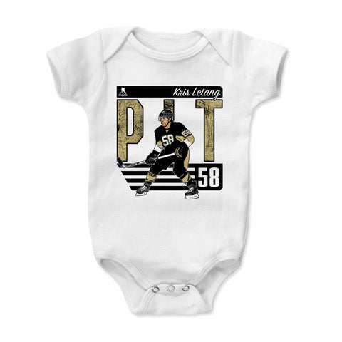 Pittsburgh Penguins Kris Letang Kids Baby Onesie Kids Baby Onesie 500 LEVEL   