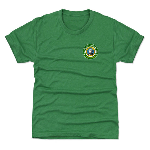 Washington State Flag Emblem WHT