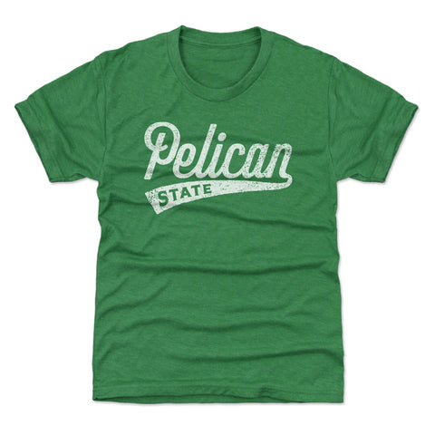Louisiana Pelican State Script WHT