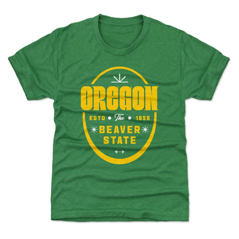 Oregon The Beaver State Badge WHT