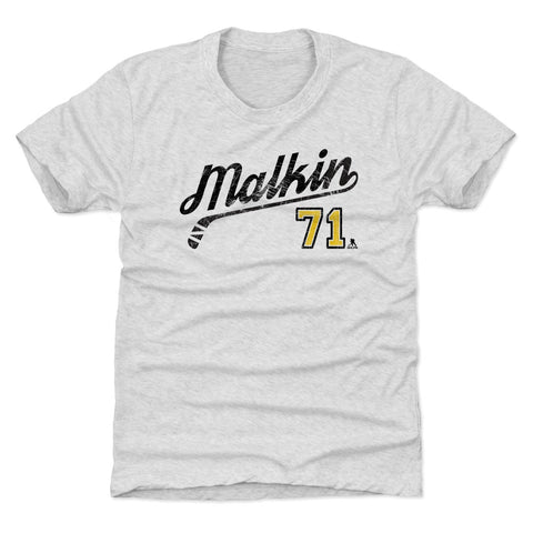 Pittsburgh Penguins Evgeni Malkin Kids T-Shirt Kids T-Shirt 500 LEVEL Tri Ash XS (4-5) Kids T-Shirt