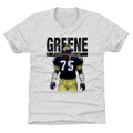 Joe Greene Sketch K Kids T-Shirt Kids T-Shirt 500 LEVEL Tri Ash XS (4-5) Kids T-Shirt