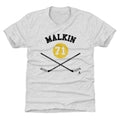 Pittsburgh Penguins Evgeni Malkin Kids T-Shirt Kids T-Shirt 500 LEVEL Tri Ash XS (4-5) Kids T-Shirt