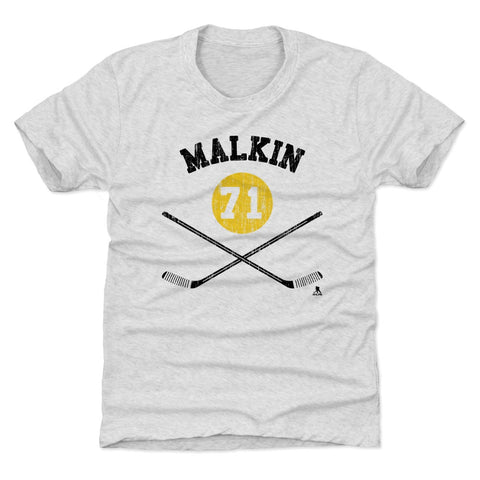 Pittsburgh Penguins Evgeni Malkin Kids T-Shirt Kids T-Shirt 500 LEVEL Tri Ash XS (4-5) Kids T-Shirt