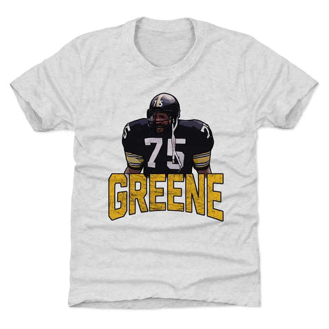 Joe Greene LIB K Kids T-Shirt Kids T-Shirt 500 LEVEL Tri Ash XS (4-5) Kids T-Shirt