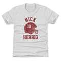 Nick Herbig College Helmet Font Kids T-Shirt Kids T-Shirt 500 LEVEL   