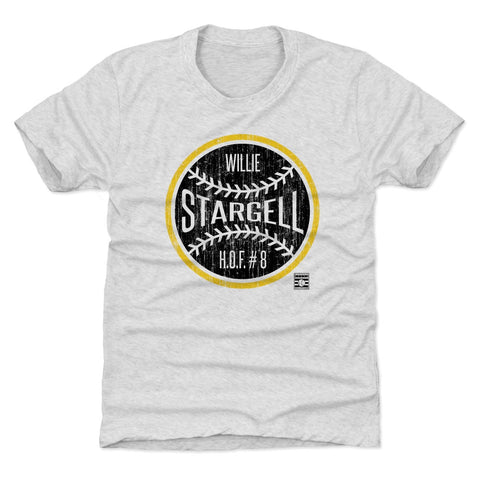 Pittsburgh Pirates Willie Stargell Kids T-Shirt Kids T-Shirt 500 LEVEL Tri Ash XS (4-5) Kids T-Shirt