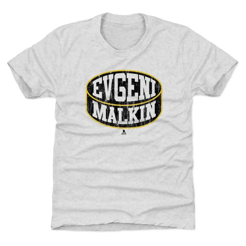 Pittsburgh Penguins Evgeni Malkin Kids T-Shirt Kids T-Shirt 500 LEVEL Tri Ash XS (4-5) Kids T-Shirt