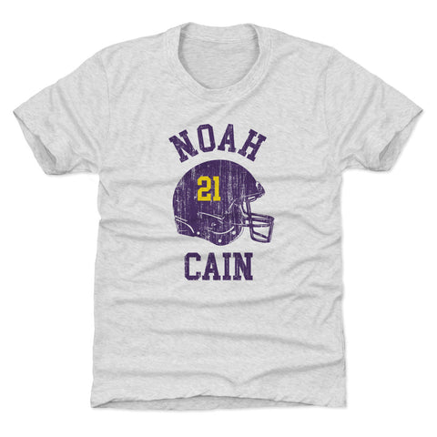 Noah Cain College Helmet Font