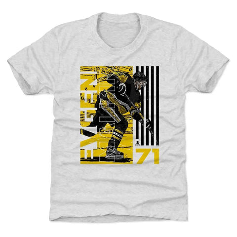 Pittsburgh Penguins Evgeni Malkin Kids T-Shirt Kids T-Shirt 500 LEVEL Tri Ash XS (4-5) Kids T-Shirt