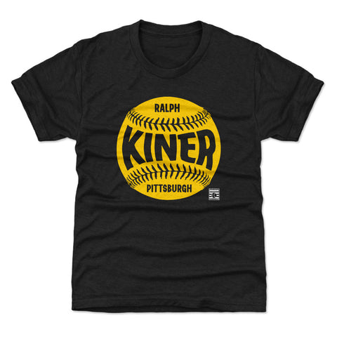 Pittsburgh Pirates Ralph Kiner Kids T-Shirt Kids T-Shirt 500 LEVEL Tri Black YXS (4-5) Kids T-Shirt