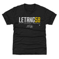 Pittsburgh Penguins Kris Letang Kids T-Shirt Kids T-Shirt 500 LEVEL Tri Black XS (4-5) Kids T-Shirt