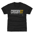 Pittsburgh Penguins Sidney Crosby Kids T-Shirt Kids T-Shirt 500 LEVEL Tri Black YXS Kids T-Shirt