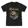 Pittsburgh Pirates Bryan Reynolds Kids T-Shirt Kids T-Shirt 500 LEVEL Tri Black YXS Kids T-Shirt