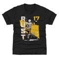 Pittsburgh Penguins Bryan Rust Kids T-Shirt T-Shirt 500 LEVEL Tri Black YXS (4-5) Kids T-Shirt