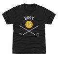 Pittsburgh Penguins Bryan Rust Kids T-Shirt Kids T-Shirt 500 LEVEL Tri Black YXS Kids T-Shirt