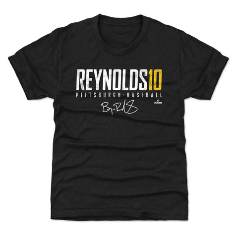 Pittsburgh Pirates Bryan Reynolds Kids T-Shirt Kids T-Shirt 500 LEVEL Tri Black YXS (4-5) Kids T-Shirt
