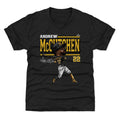 Pittsburgh Pirates Andrew McCutchen Kids T-Shirt Kids T-Shirt 500 LEVEL Tri Black YXS Kids T-Shirt