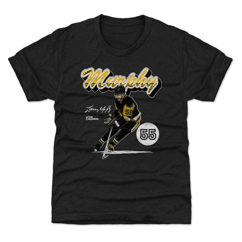 Larry Murphy Pittsburgh Retro Script  Kids T-Shirt Kids T-Shirt 500 LEVEL   