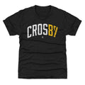 Pittsburgh Penguins Sidney Crosby Kids T-Shirt T-Shirt 500 LEVEL Tri Black YXS Kids T-Shirt