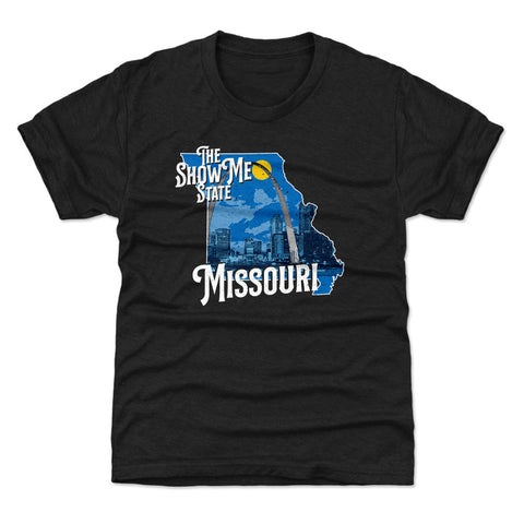Missouri The Show Me State Silhouette WHT