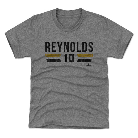 Pittsburgh Pirates Bryan Reynolds Kids T-Shirt Kids T-Shirt 500 LEVEL Tri Gray YXS Kids T-Shirt