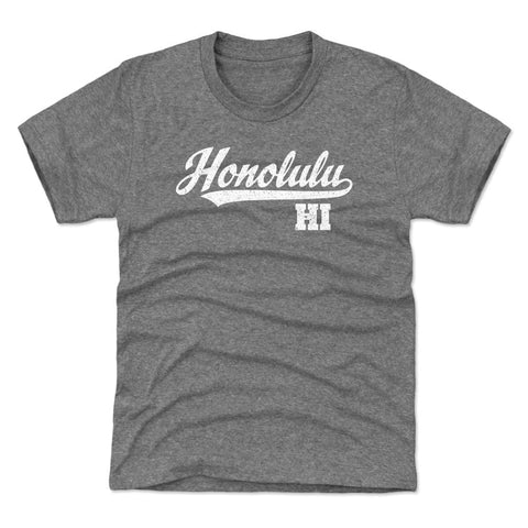 Honolulu Hawaii City Script WHT